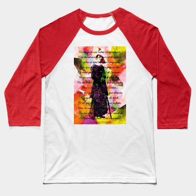 Florbela Espanca III Baseball T-Shirt by Exile Kings 